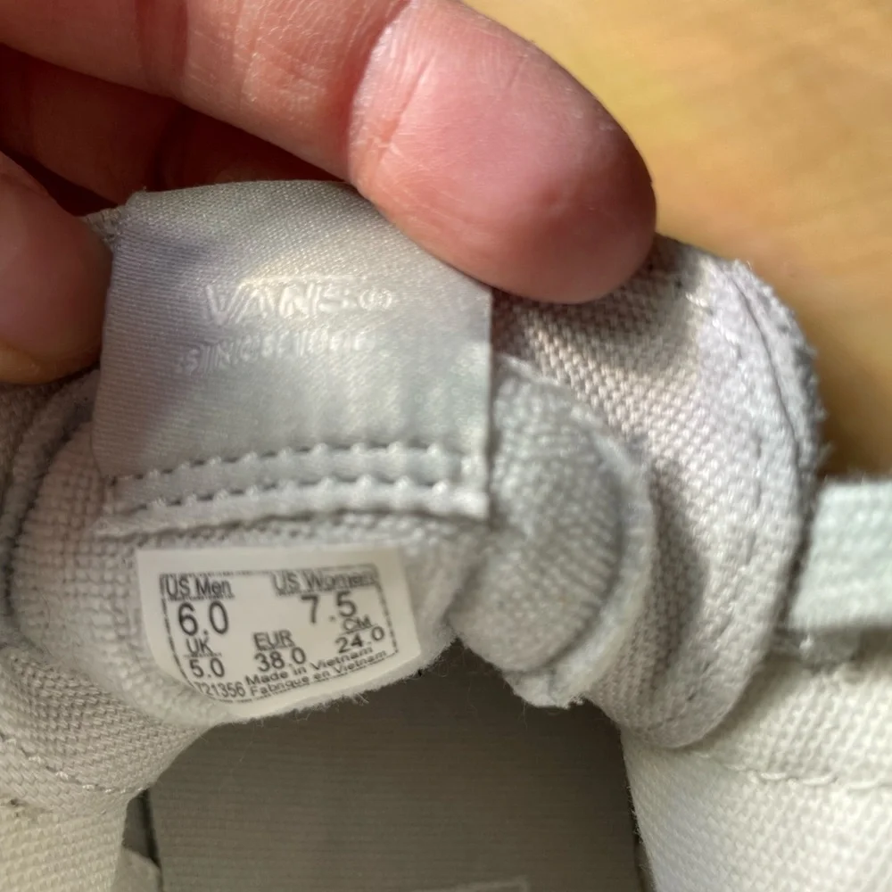 Vans White Platform Sneakers - Picture 5 of 5